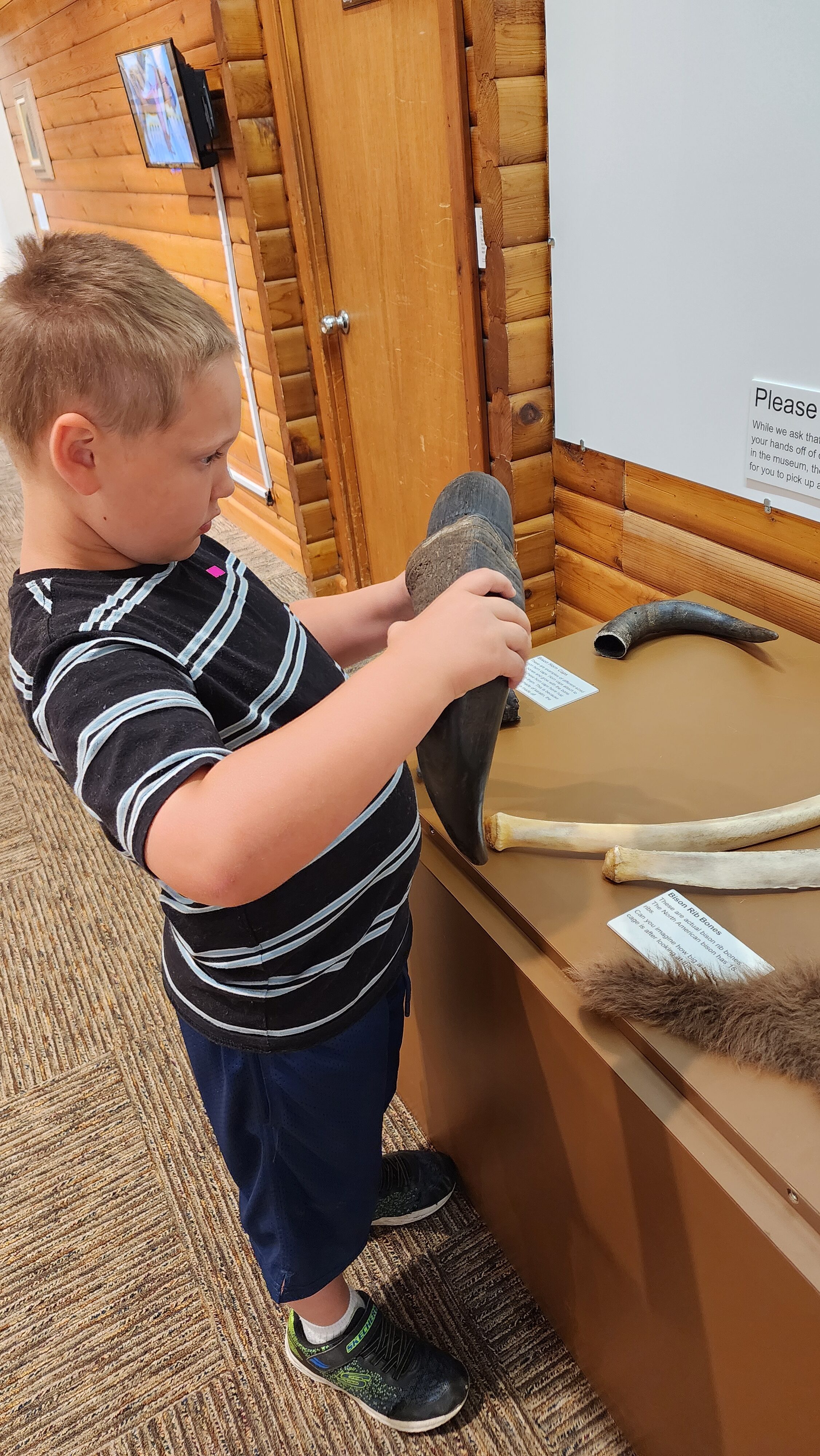Hands on for kids at museum