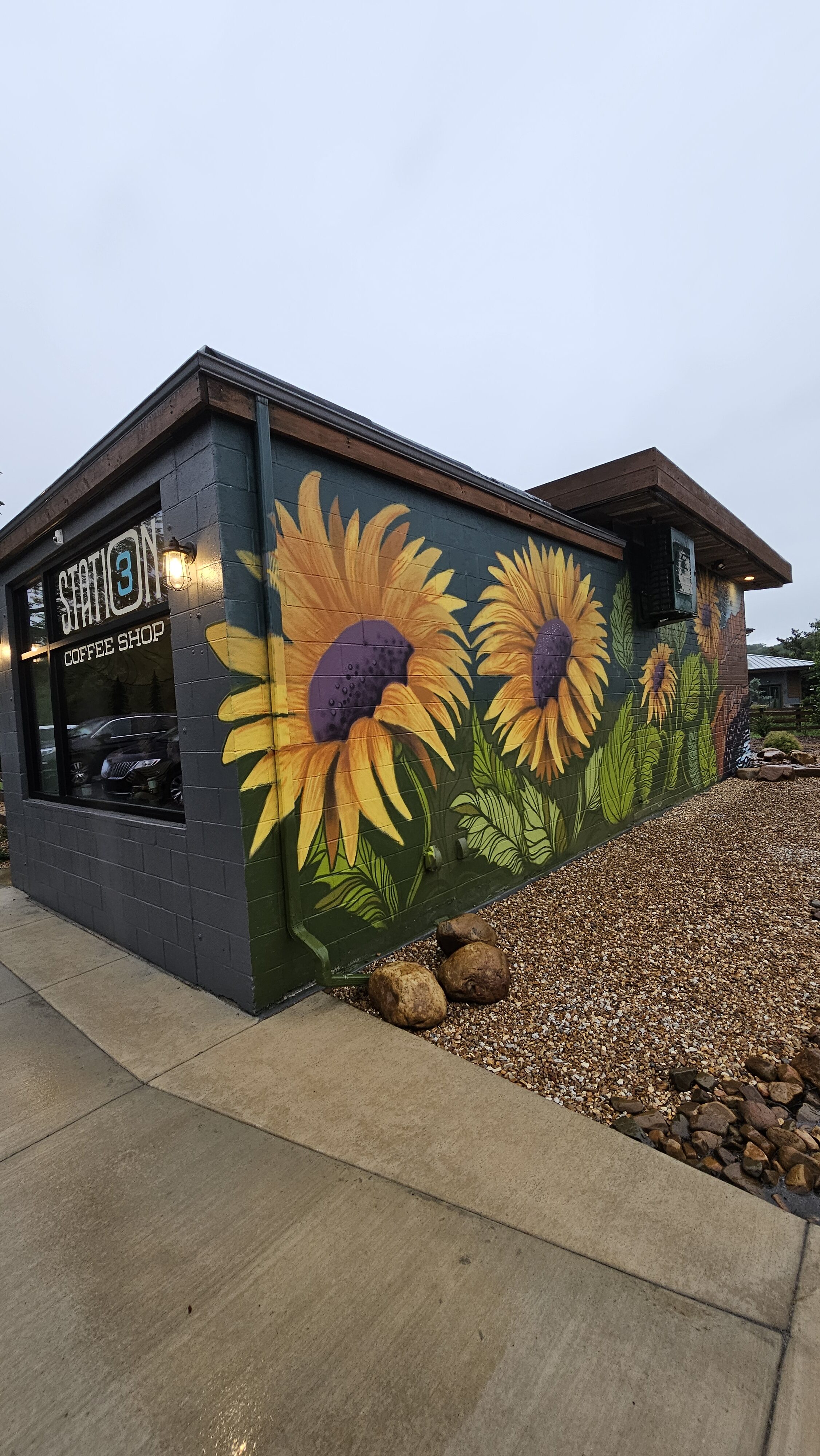 sunflower mural