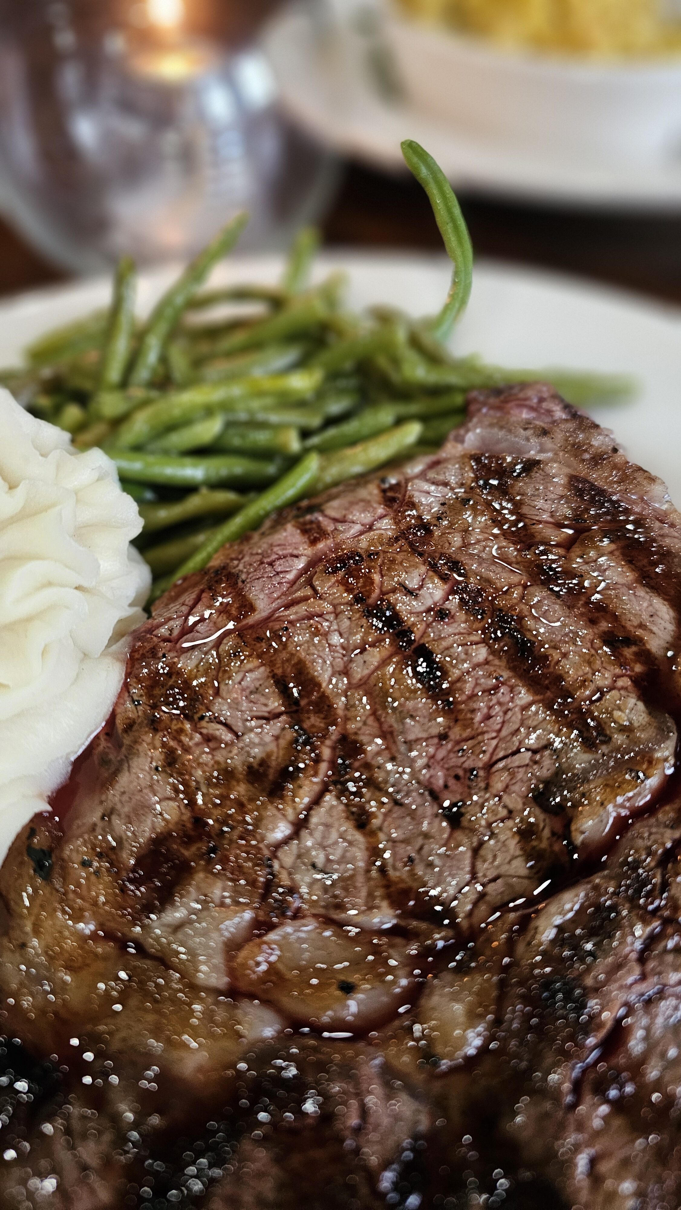 steak and potatoes