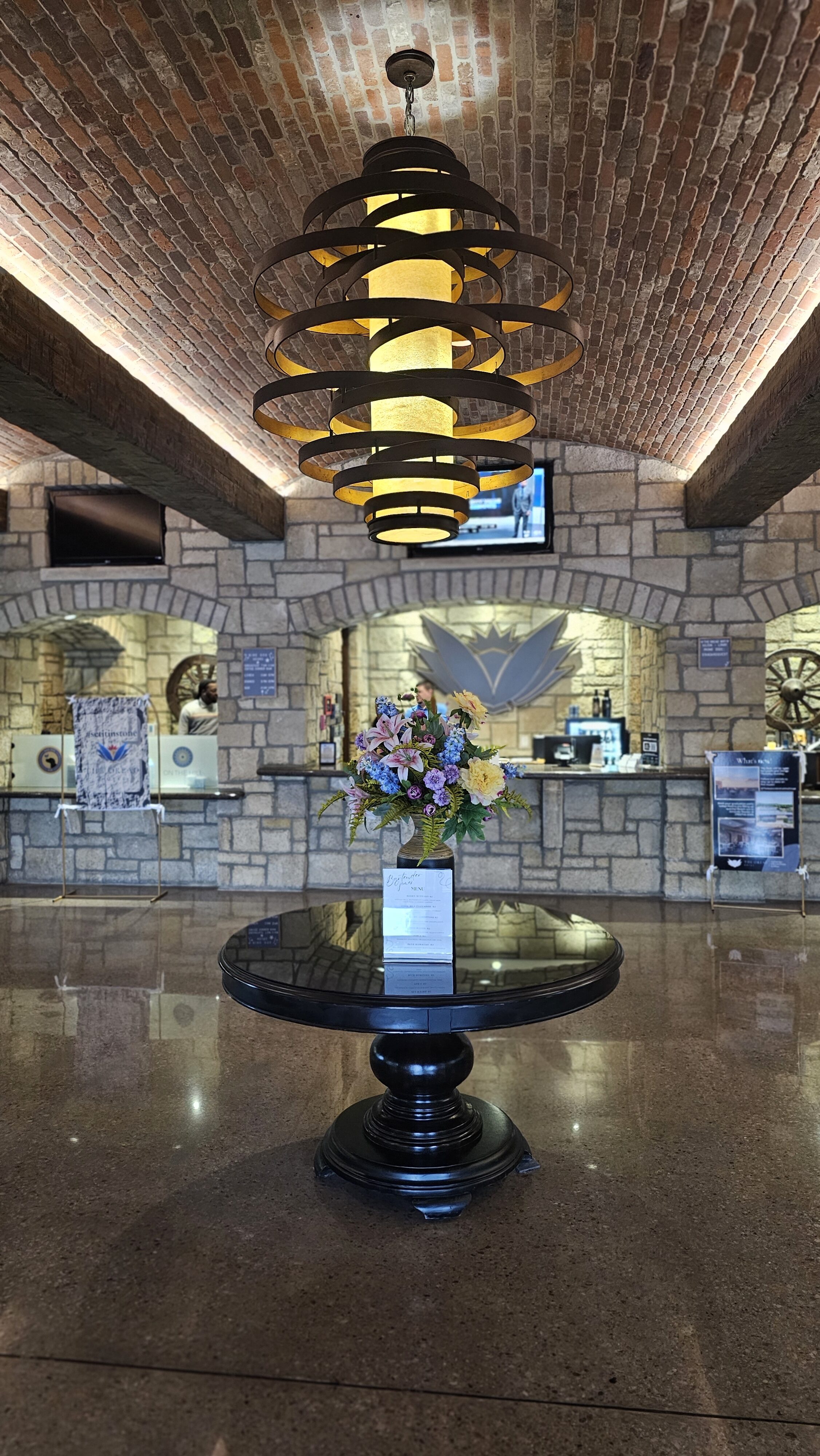 hotel lobby