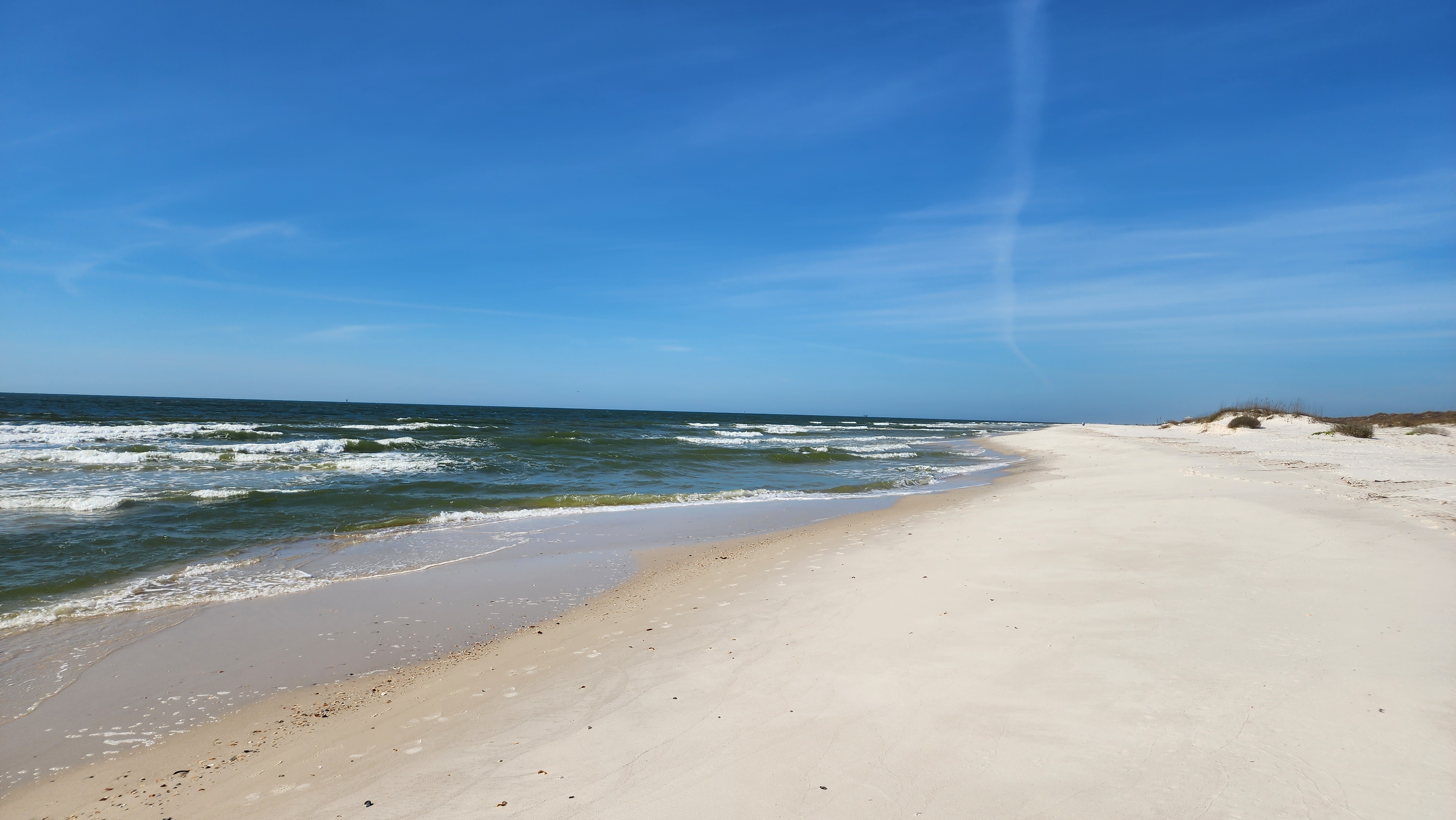 sandy beach snowbirding