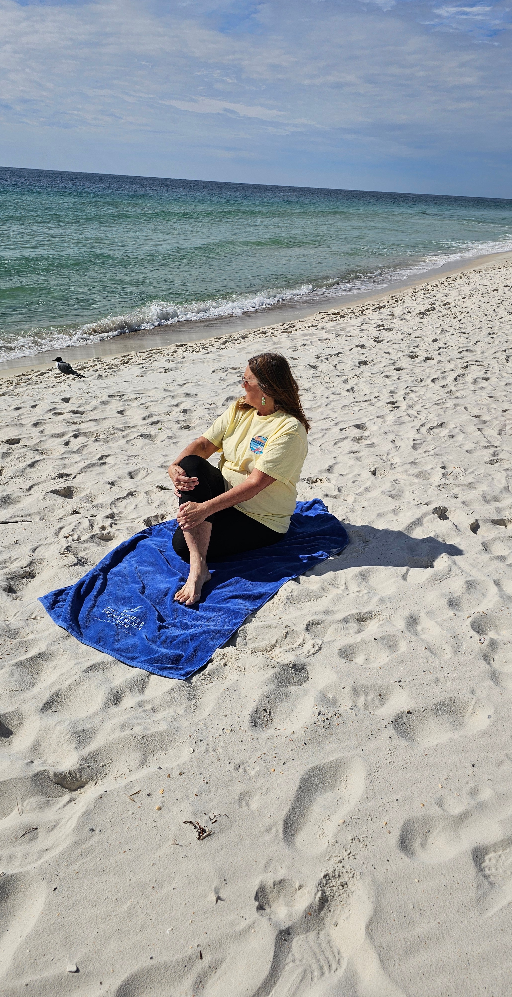 yoga on beach