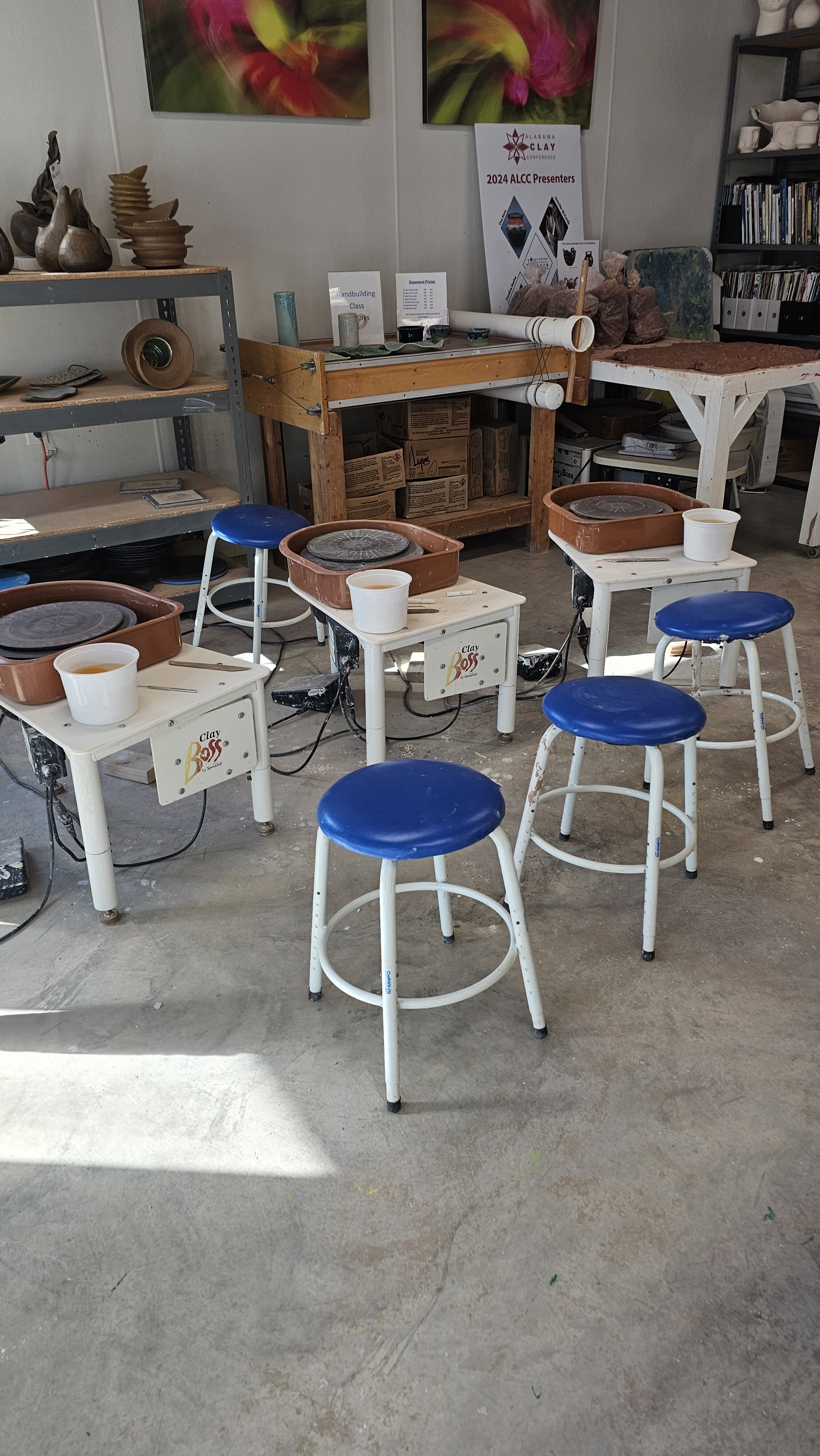 chairs in studio