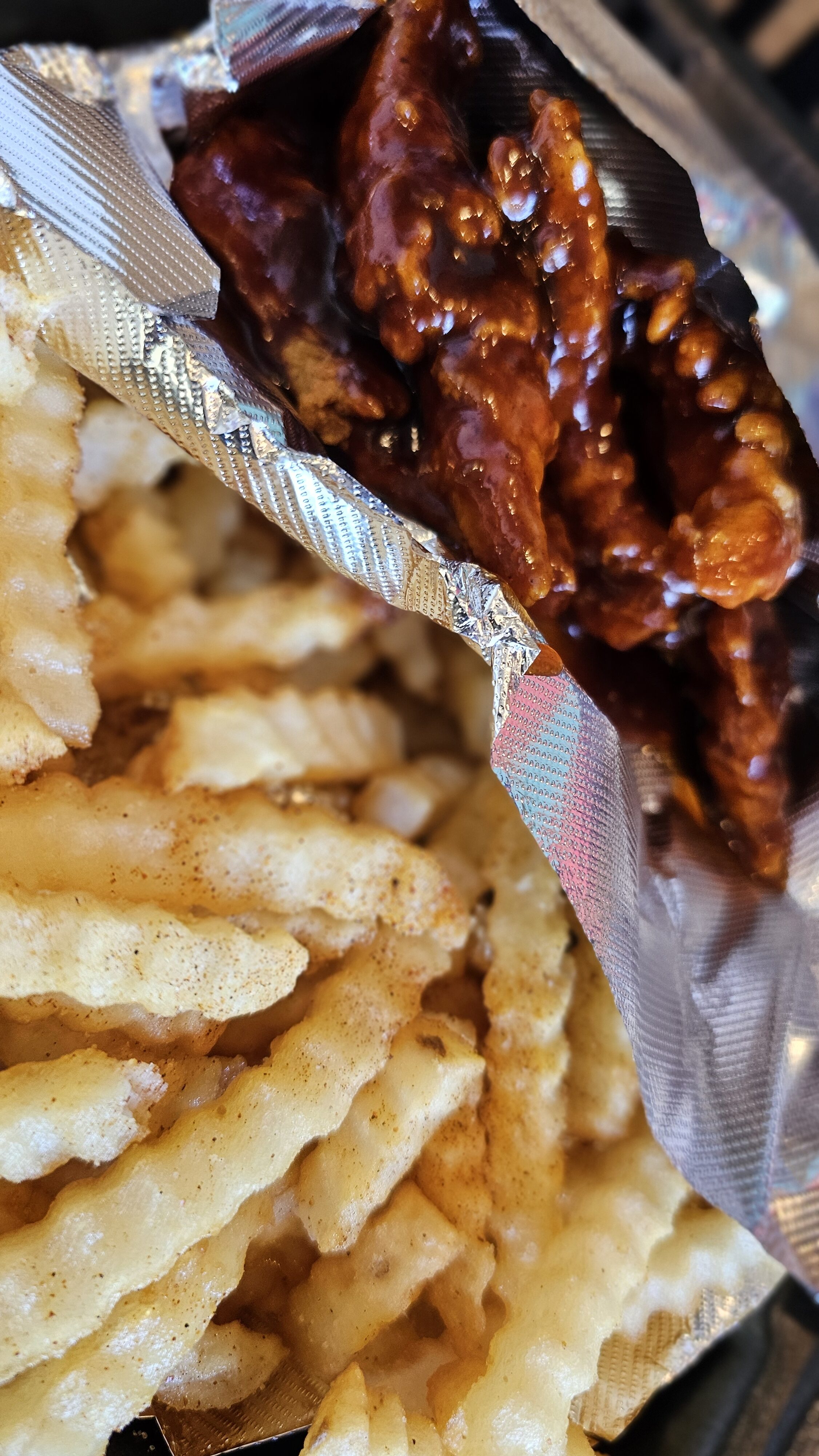 chicken wings in bbq sauce