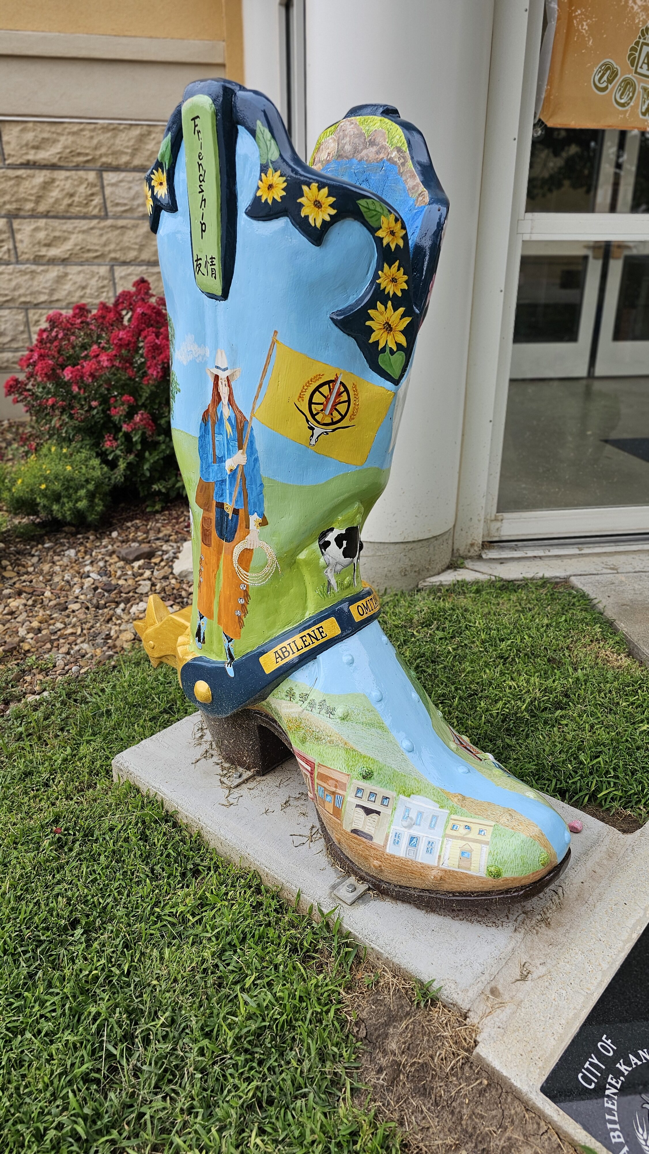 cowboy boot trail abilene kansas