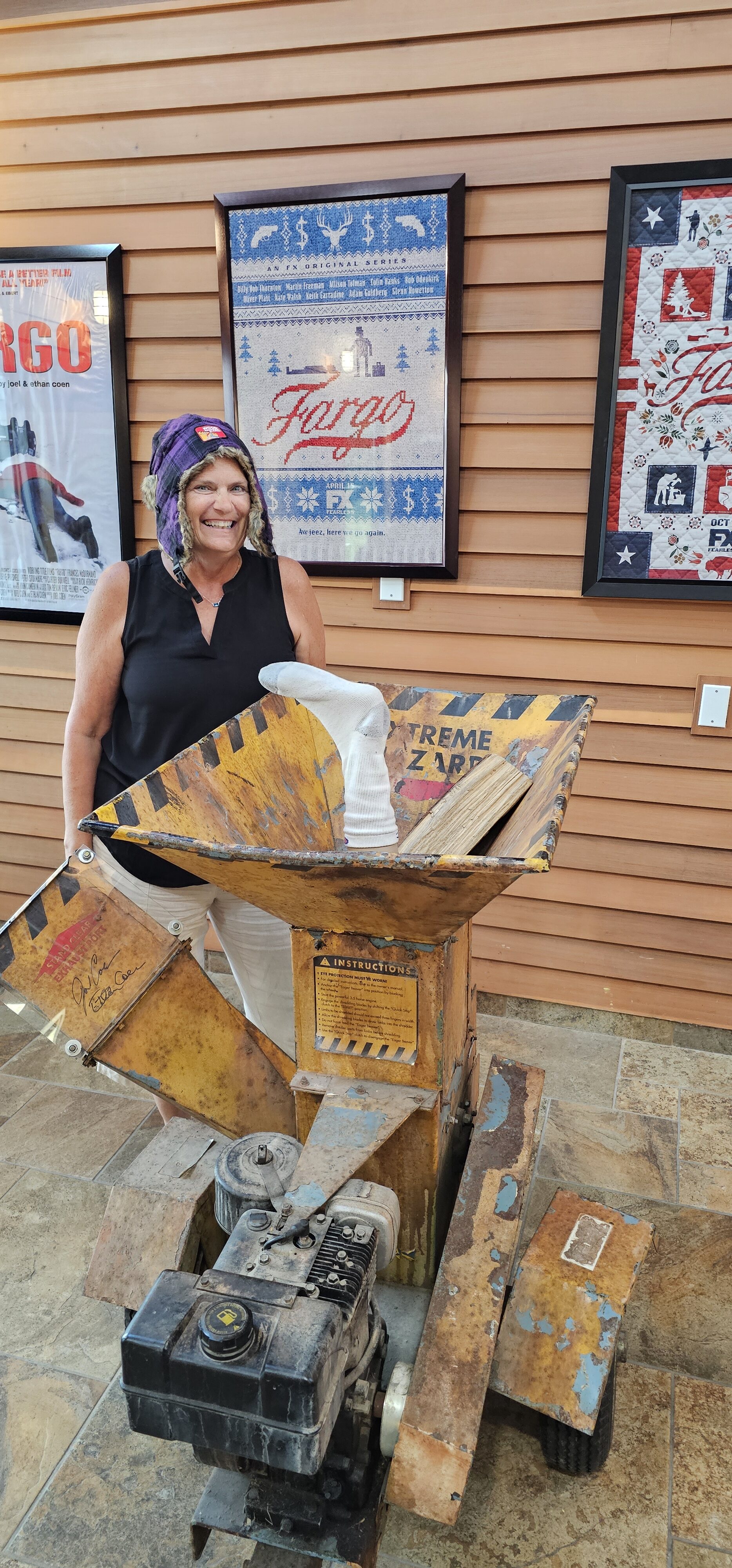 Wood Chipper Fargo Welcome Center North Dakota