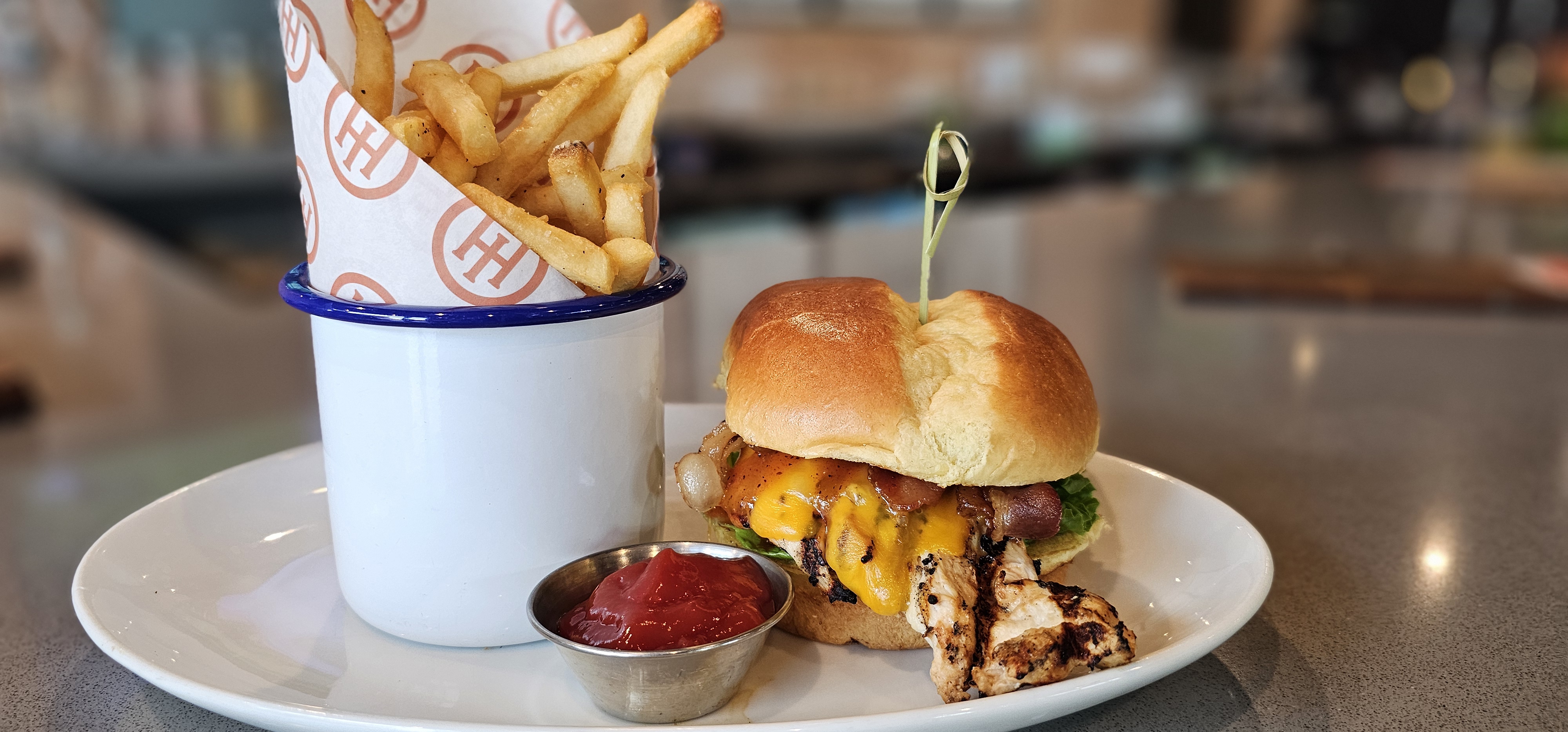 Minot grilled chicken sandwich