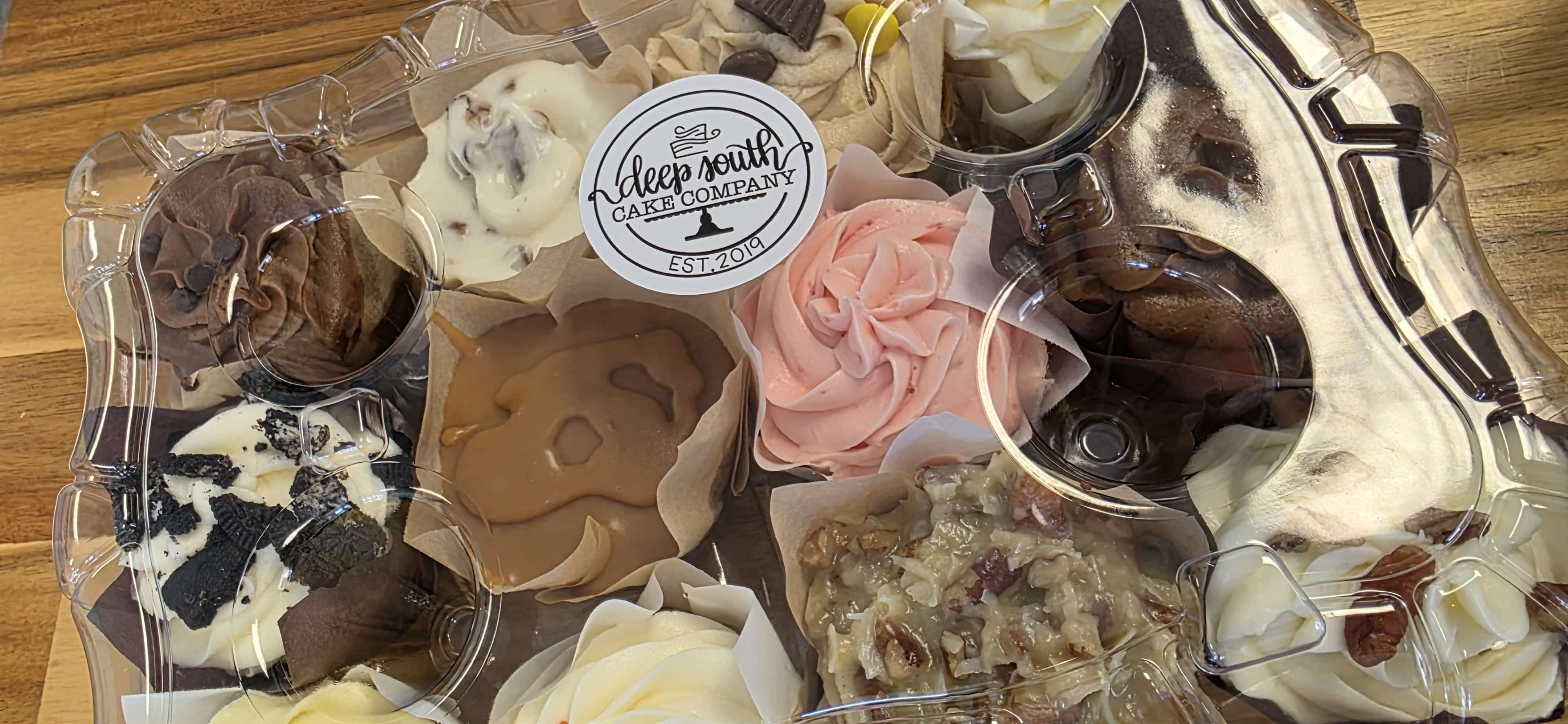 Cupcakes at Deep South Cake Company in Orange Beach Alabama