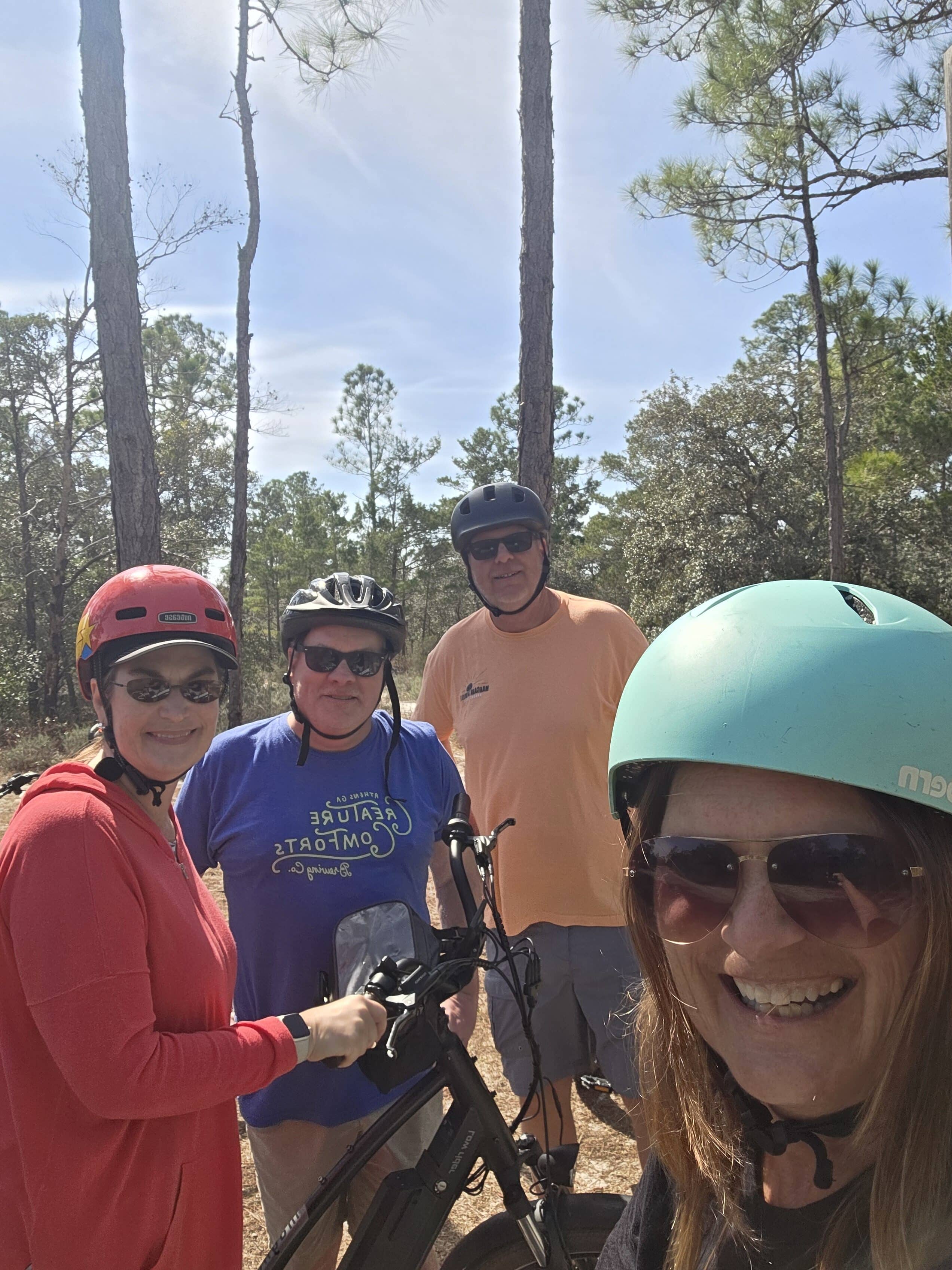 Biking the Hugh S Branyon Bike Trail in Orange Beach, Alabama