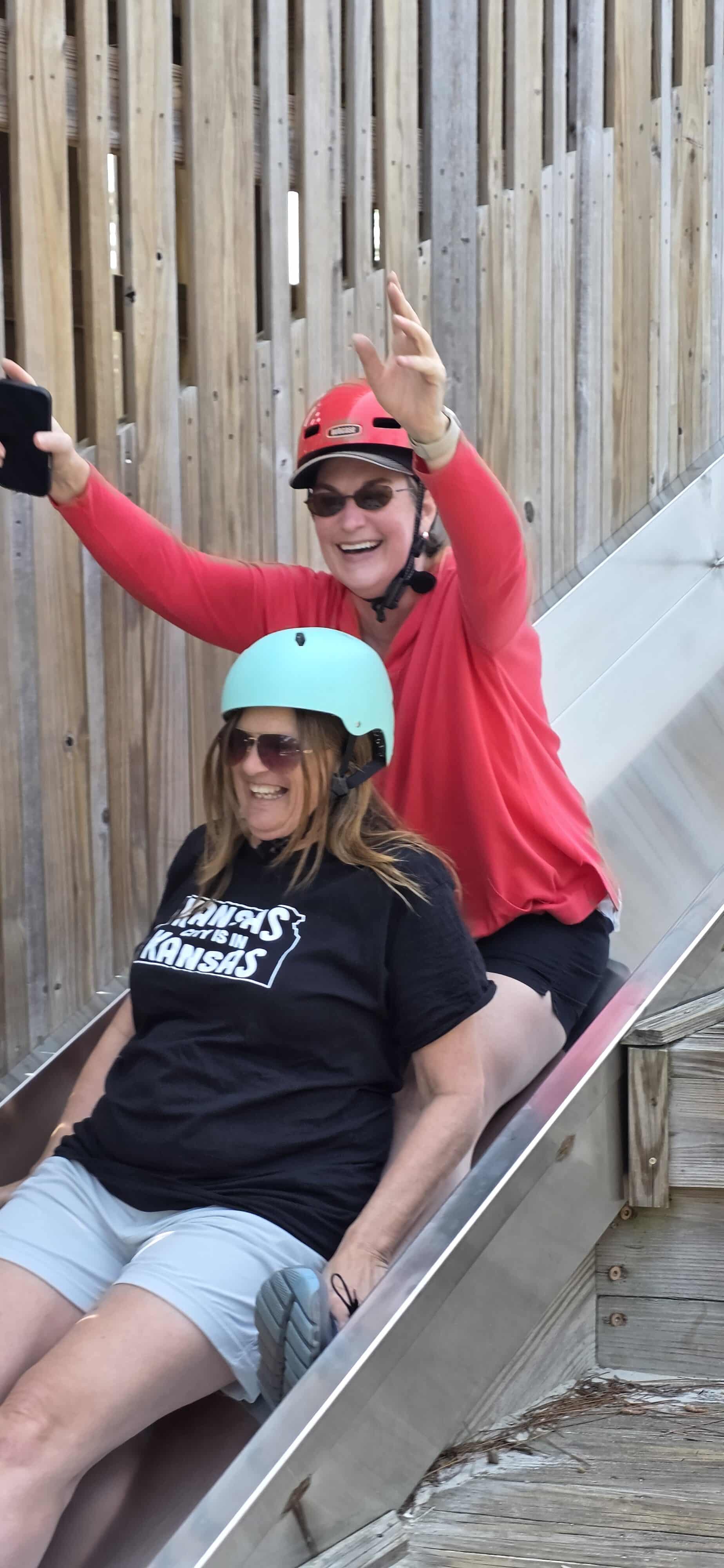 Slide along the Hugh S Branyon Backcountry Trail in Gulf Shores, Alabama