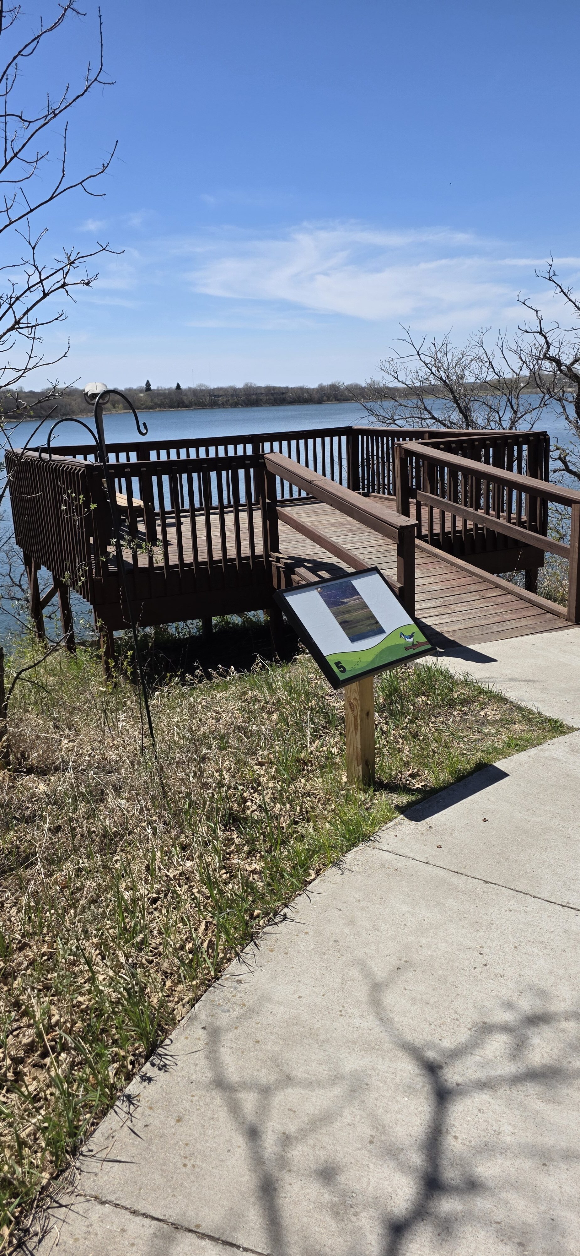 Story walk at White Horse Hill National Game Preserve in North Dakota