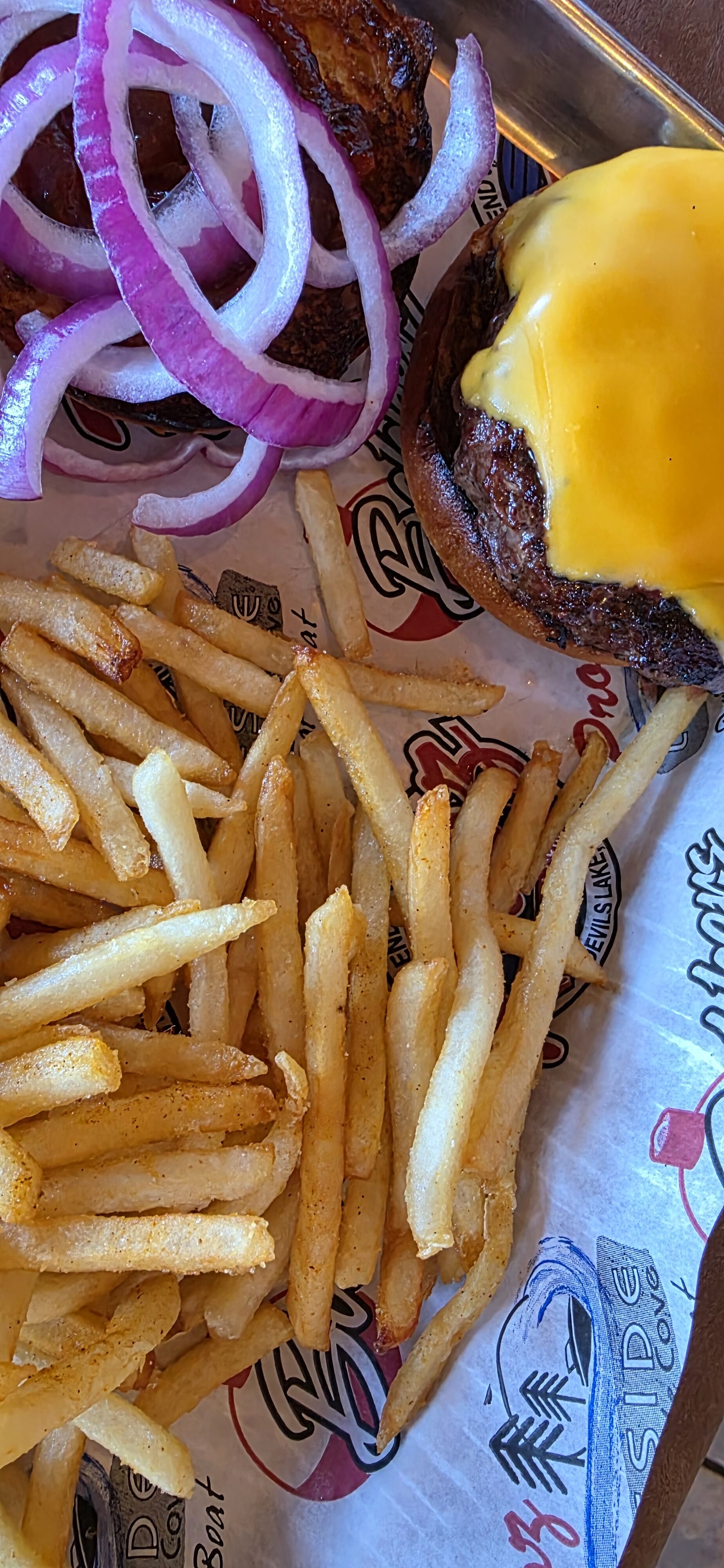 Bison Burger Proz Lakeside At The Cover Devils Lake, ND