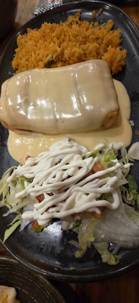 Chimichanga Anna Cocina's Devils Lake, ND