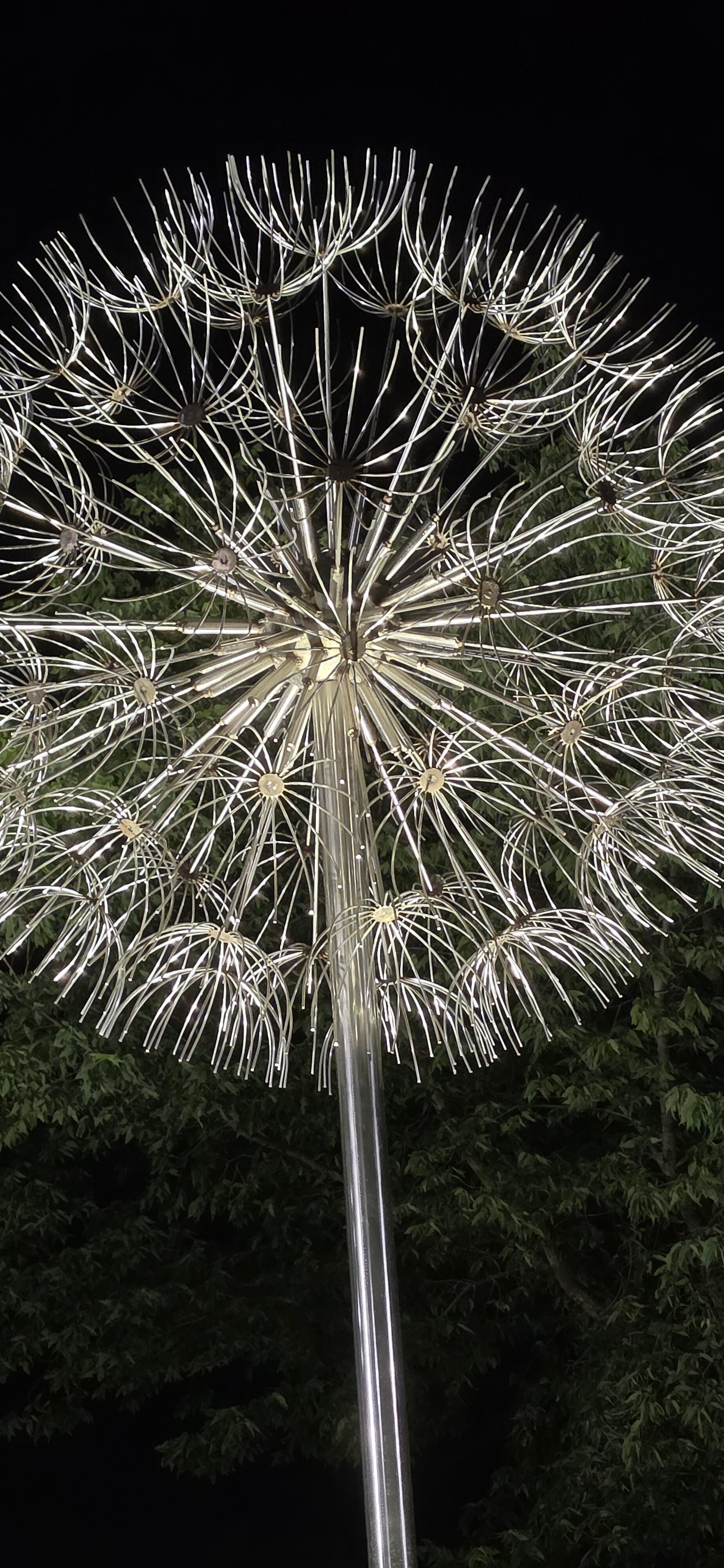 Metal Art by Tanner King in Sac City- Sac County, Iowa - famous Dandelions in Sac City, Iowa