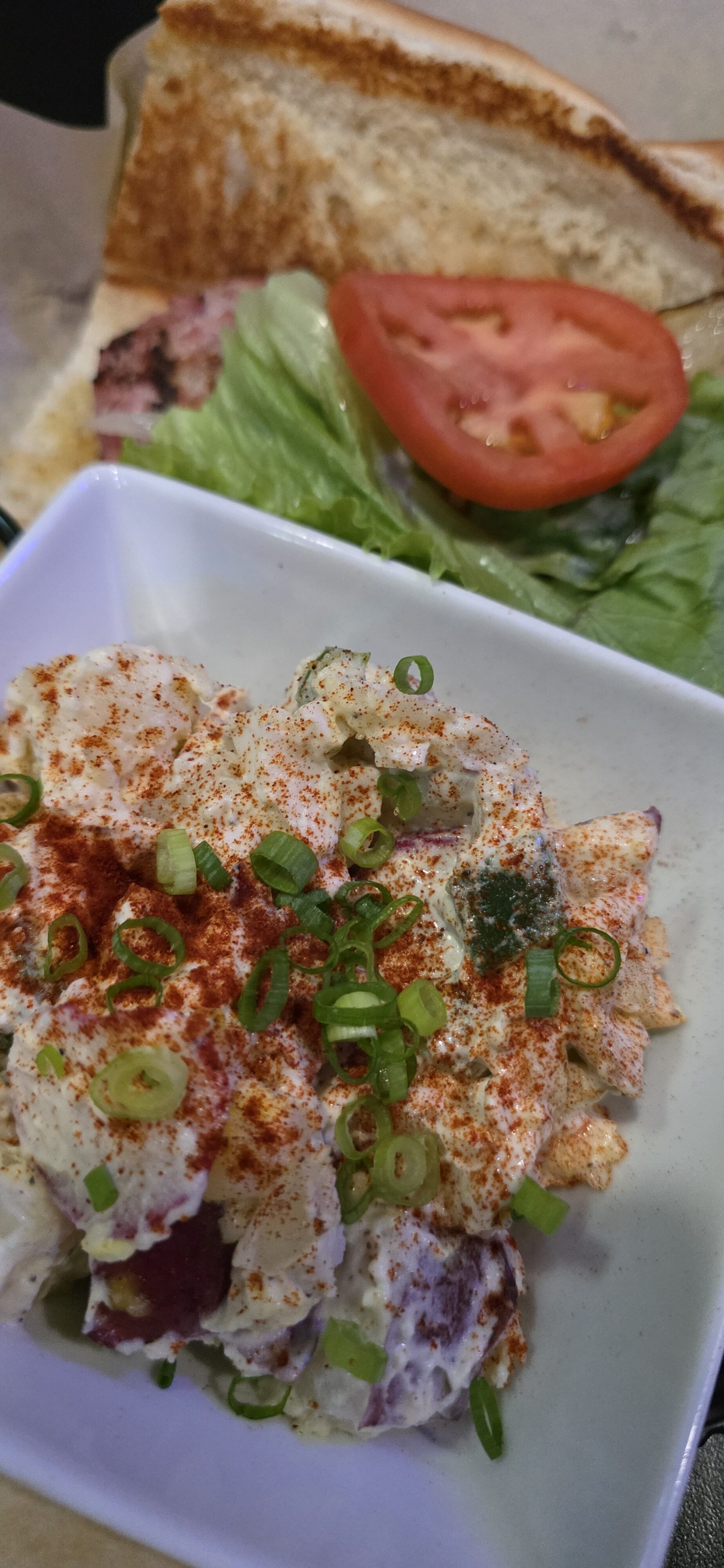 Potato Salad at Fat Guy's Pub and Grub In Auburn, Iowa
